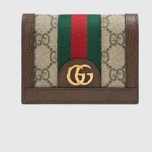 Authenticate Gucci Ophidia GG card case wallet